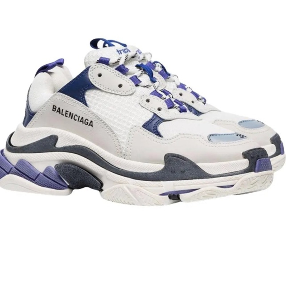 AUTHENTIC BALENCIAGA TRIPLE S CLOTH TRAINER SIZE 40.